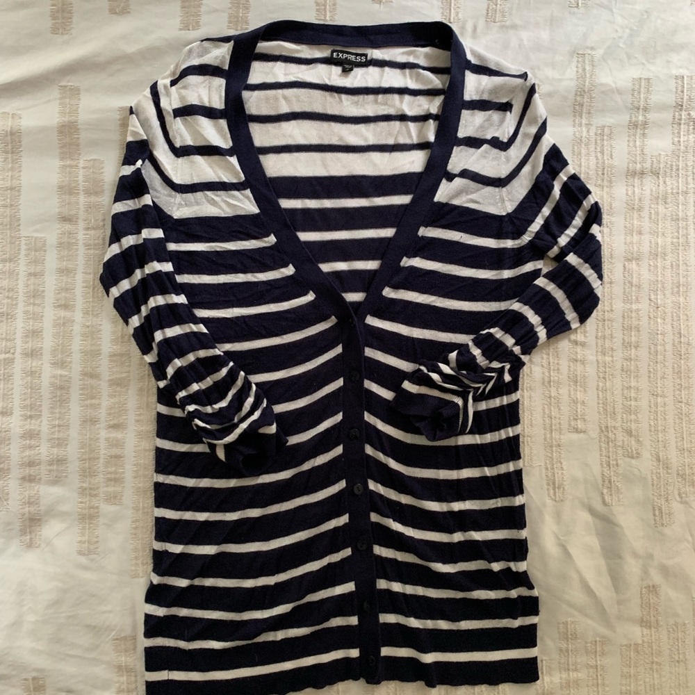 EXPRESS Striped Cardigan